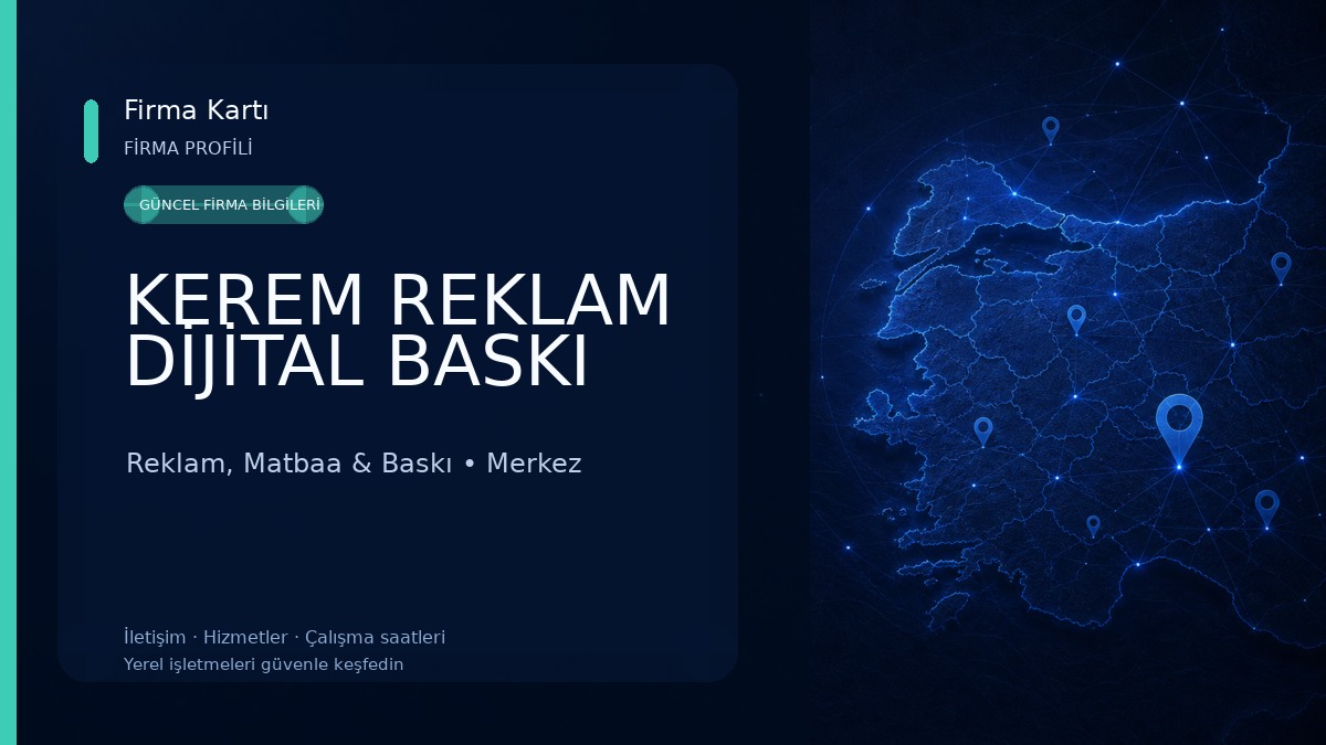 KEREM REKLAM DİJİTAL BASKI Reklam, Matbaa & Baskı