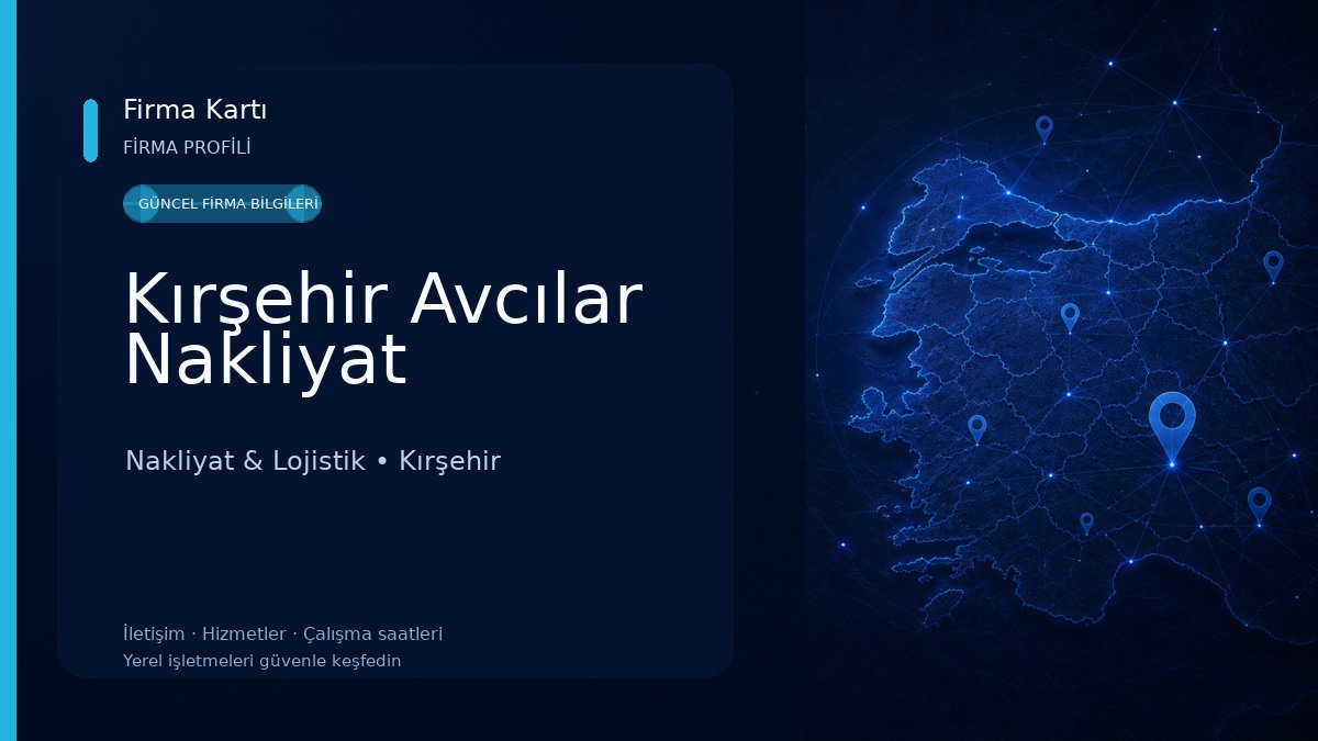 Kırşehir Avcılar Nakliyat