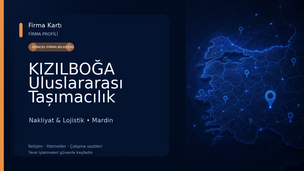 KIZILBOĞA Uluslararası Tașımacılık Nakliyat & Lojistik
