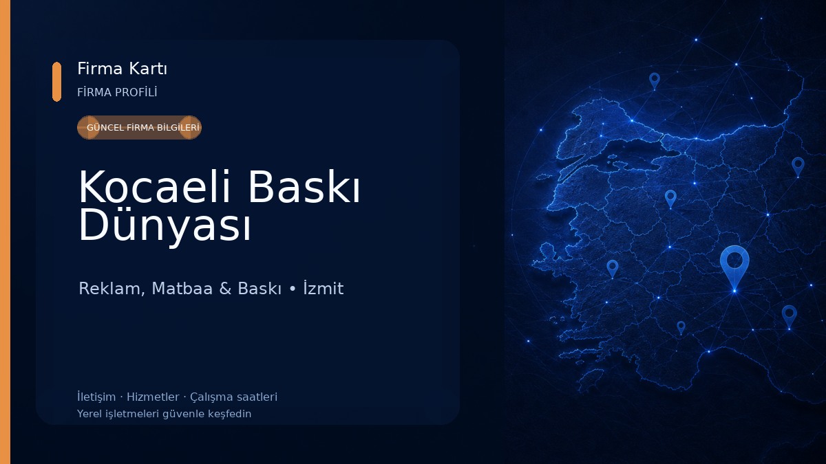Kocaeli Baskı Dünyası