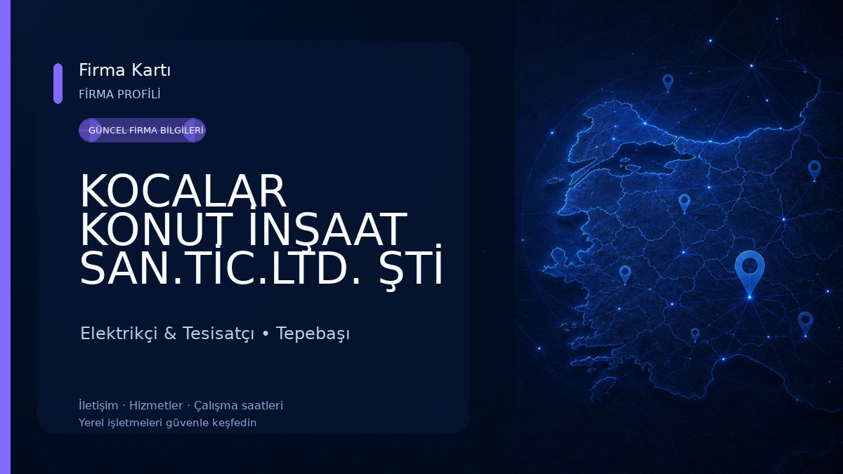 KOCALAR KONUT İNŞAAT SAN.TİC.LTD. ŞTİ