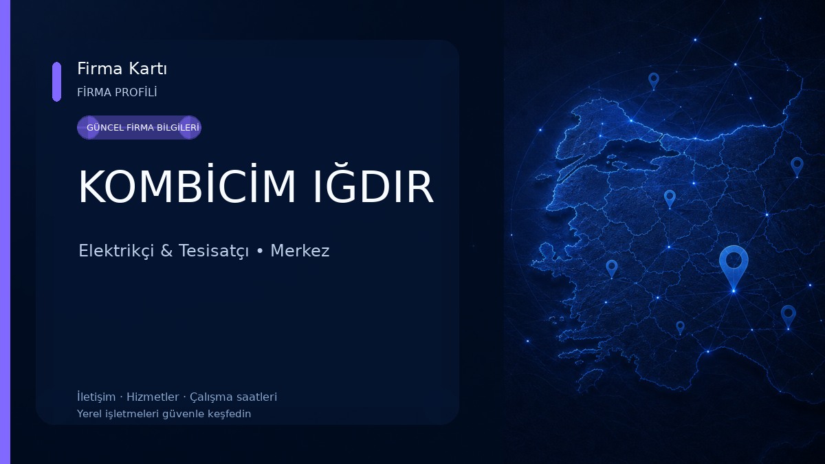 KOMBİCİM IĞDIR Elektrikçi & Tesisatçı