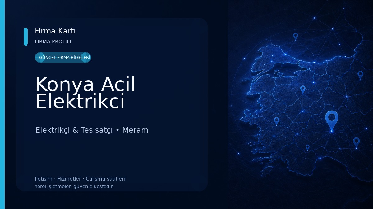 Konya Acil Elektrikci