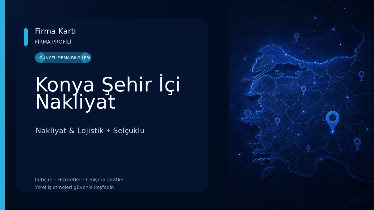 Konya Şehir İçi Nakliyat