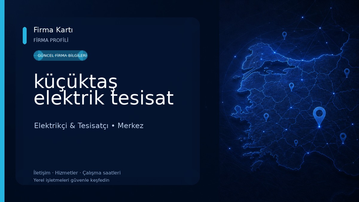 küçüktaş elektrik tesisat Elektrikçi & Tesisatçı