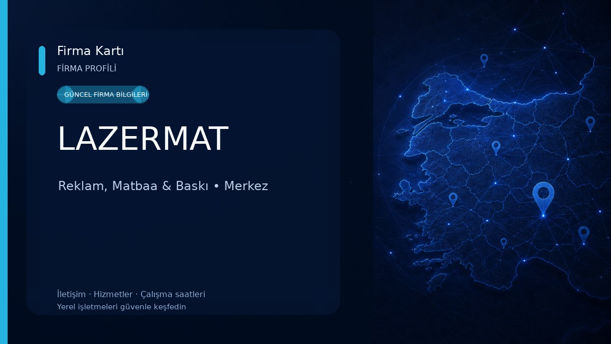 LAZERMAT Reklam, Matbaa & Baskı