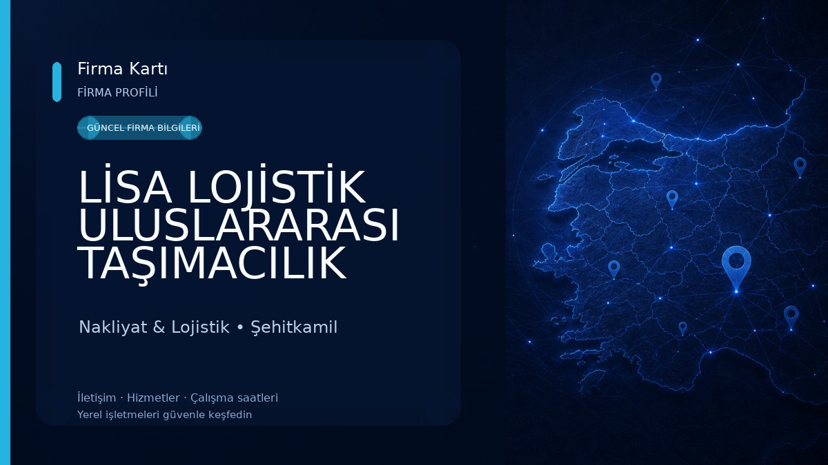 LİSA LOJİSTİK ULUSLARARASI TAŞIMACILIK