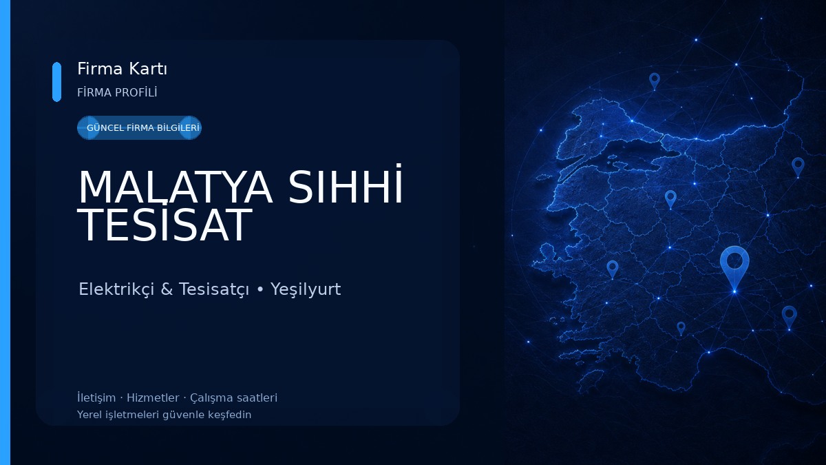 MALATYA SIHHİ TESİSAT
