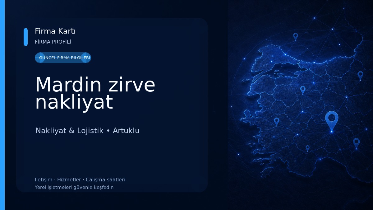Mardin zirve nakliyat