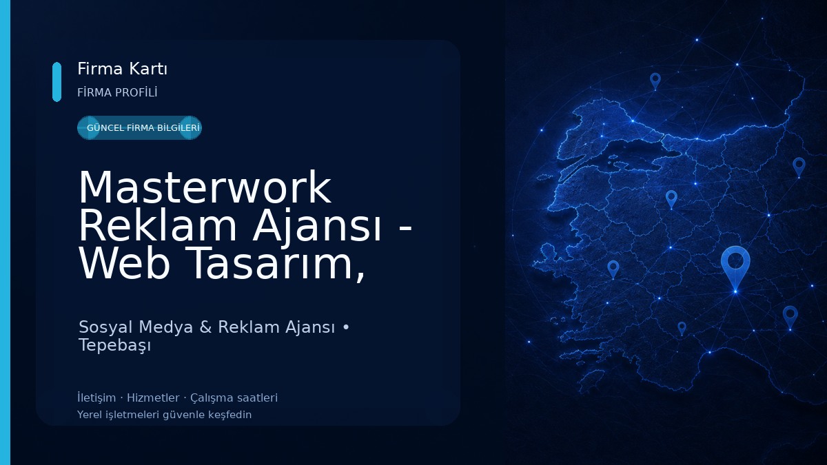 Masterwork Reklam Ajansı - Web Tasarım, SEO ve Sosyal Medya Danışmanlığı