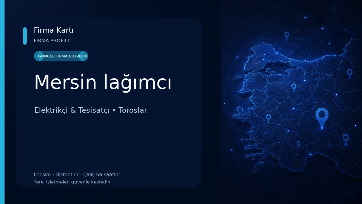 Mersin lağımcı Elektrikçi & Tesisatçı
