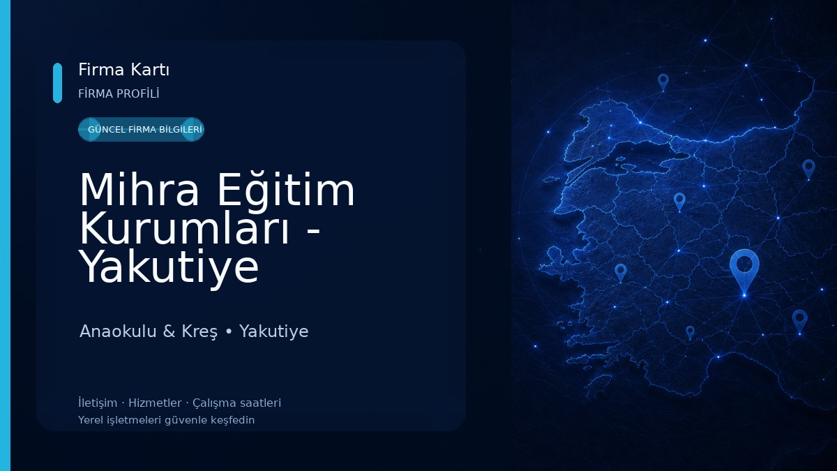 Mihra Eğitim Kurumları - Yakutiye Anaokulu & Kreş