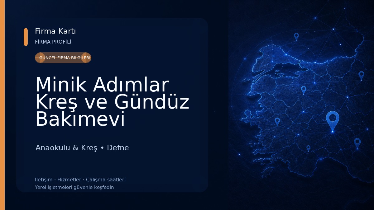 Minik Adımlar Kreş ve Gündüz Bakımevi Anaokulu & Kreş