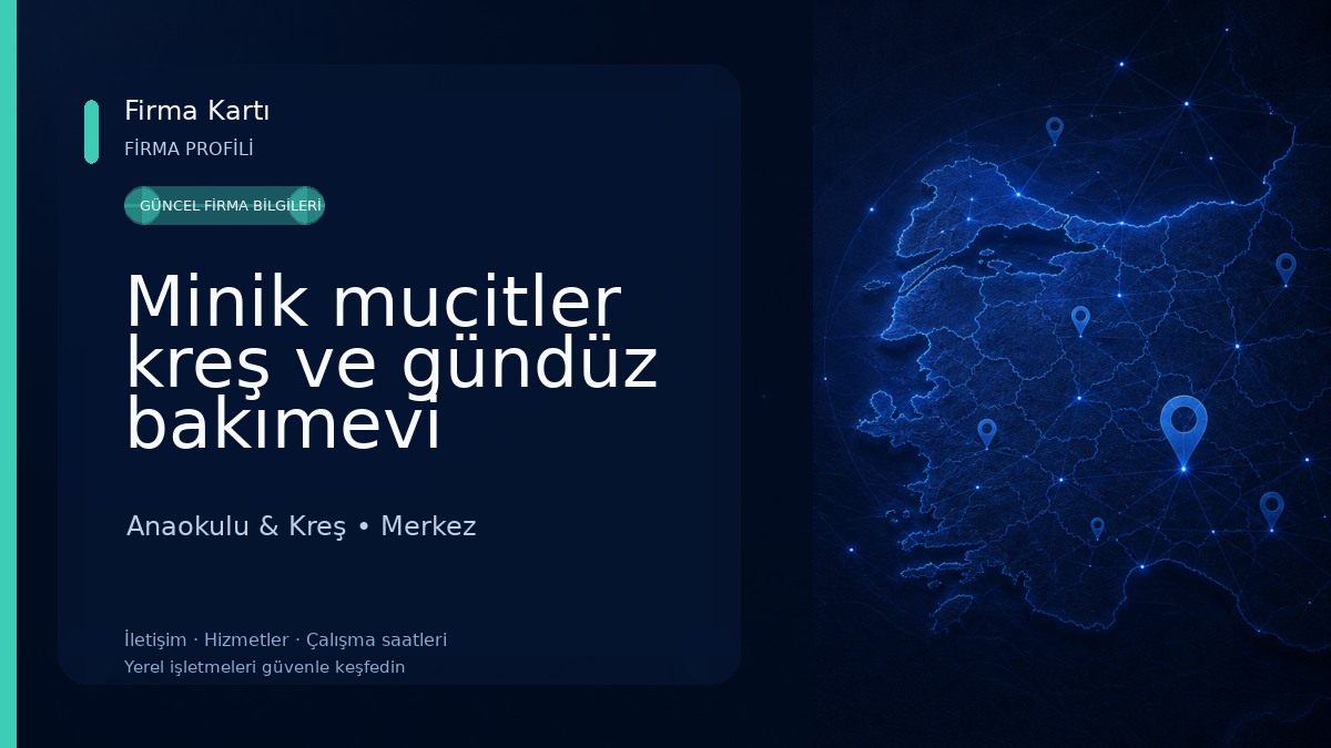 Minik mucitler kreş ve gündüz bakımevi Anaokulu & Kreş