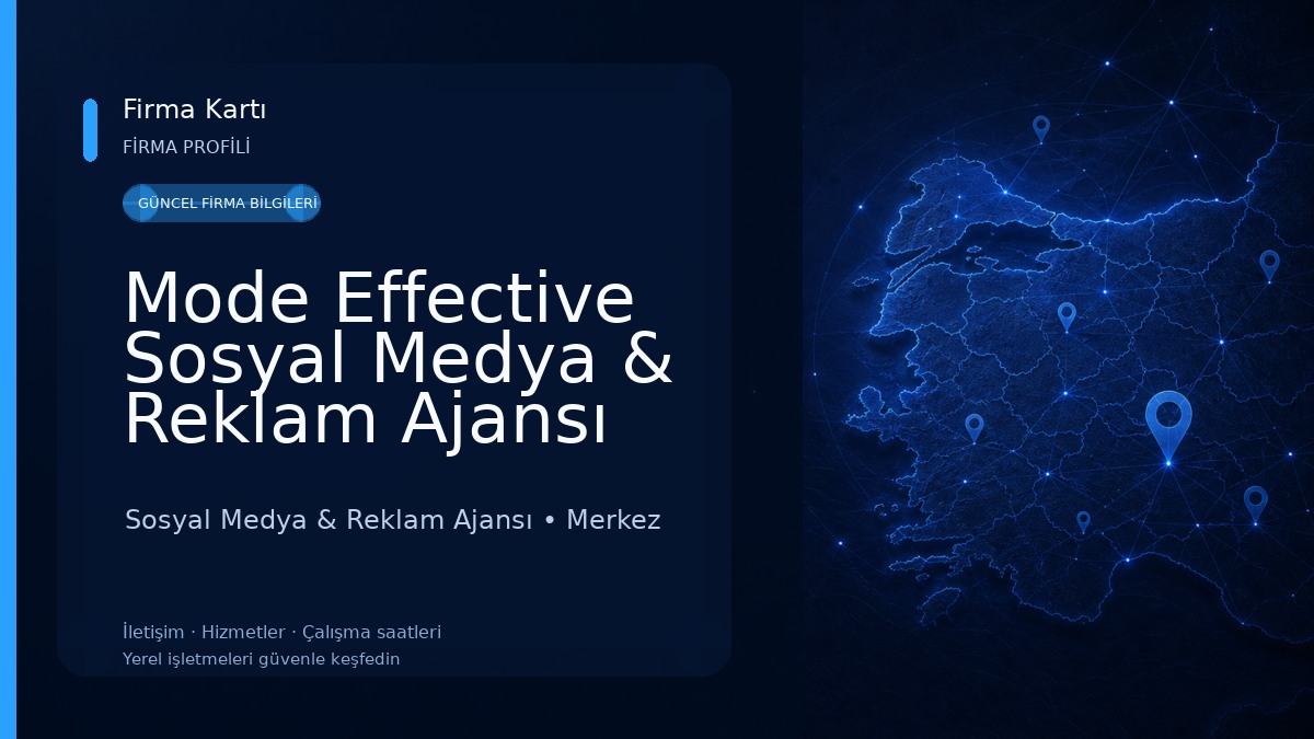 Mode Effective Sosyal Medya & Reklam Ajansı