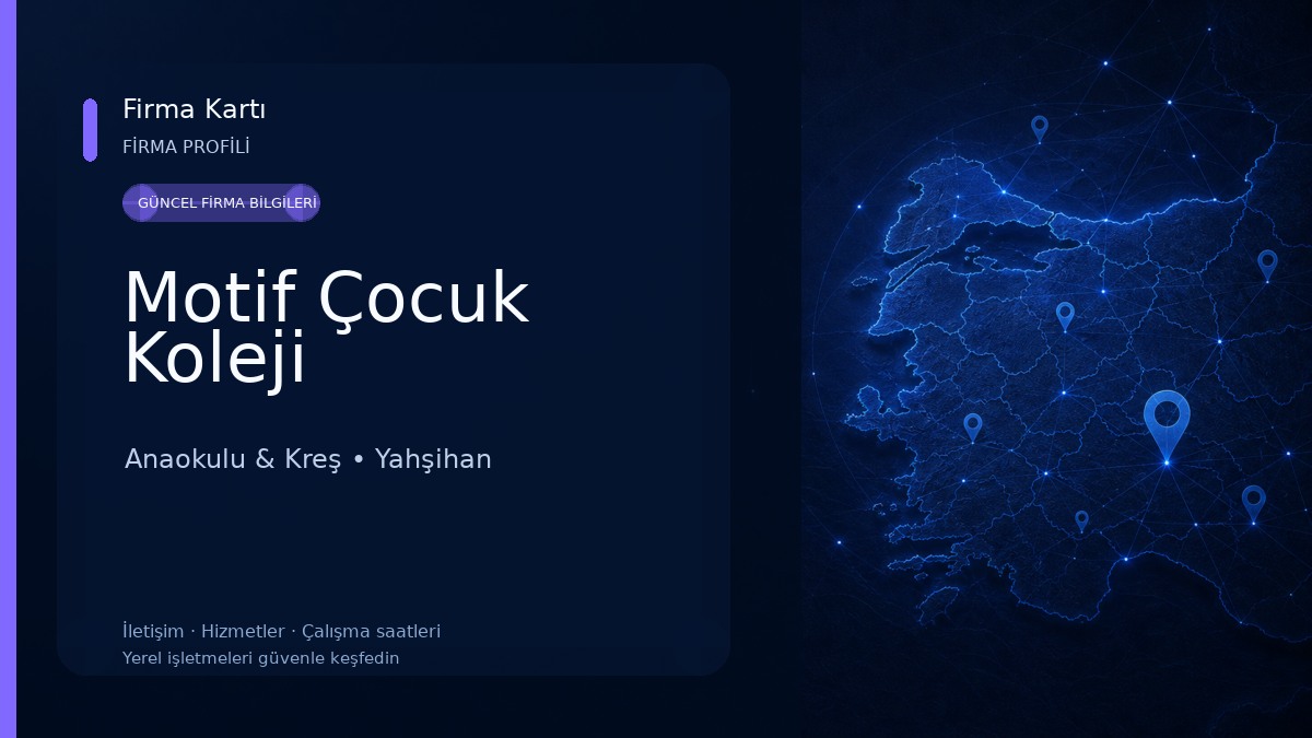 Motif Çocuk Koleji Anaokulu & Kreş