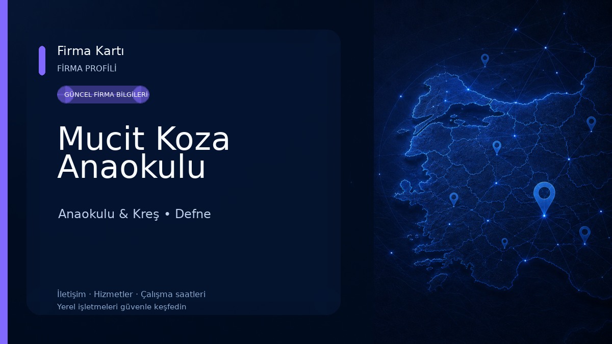 Mucit Koza Anaokulu Anaokulu & Kreş
