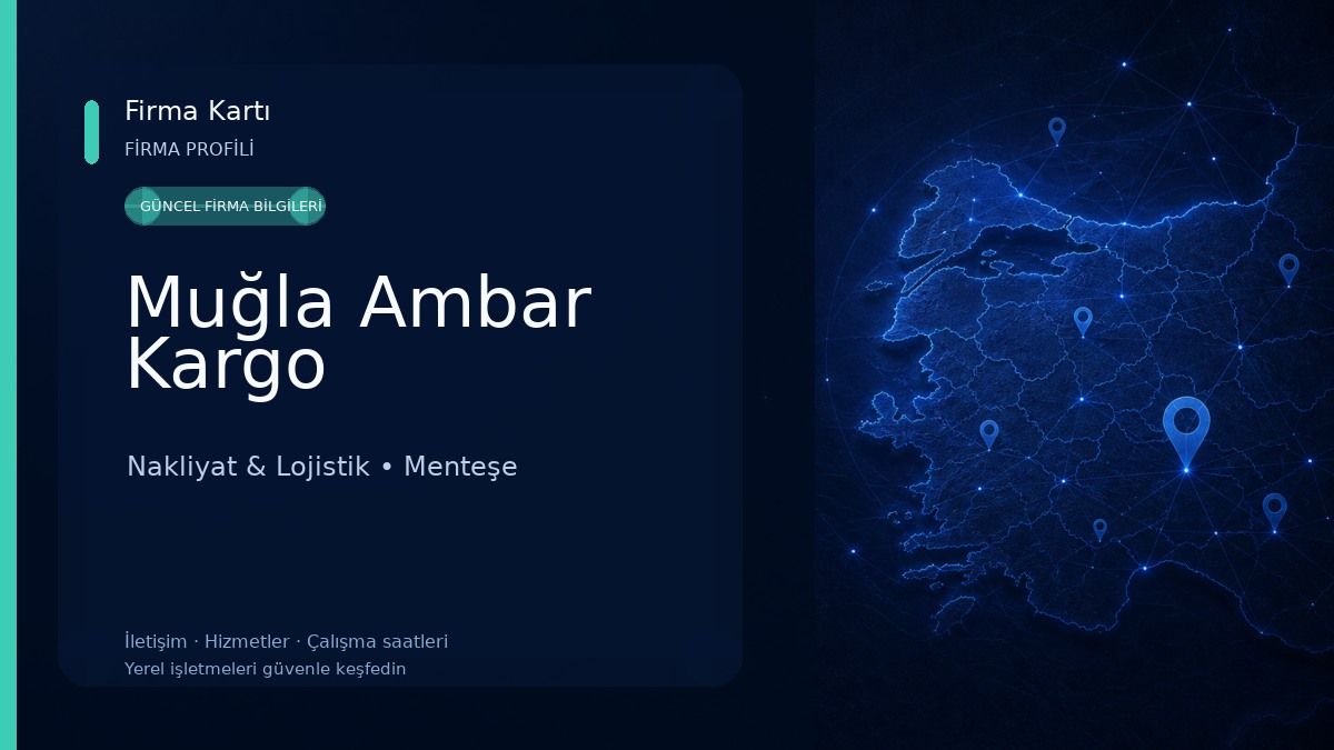 Muğla Ambar Kargo