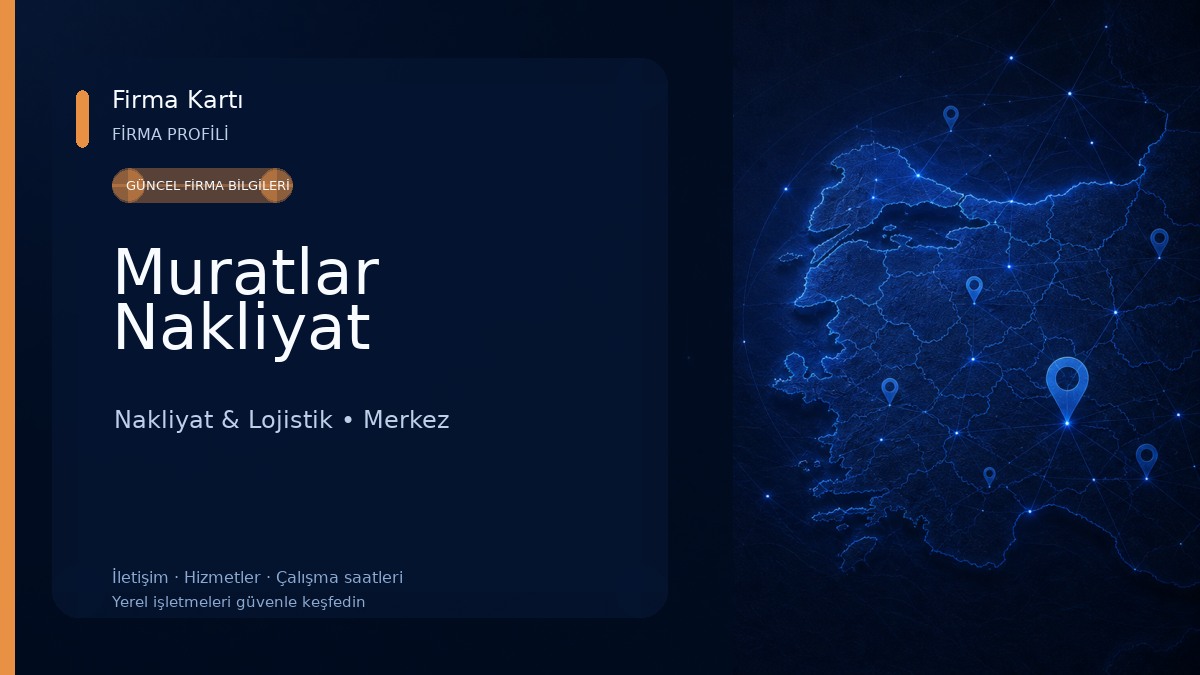 Muratlar Nakliyat Nakliyat & Lojistik