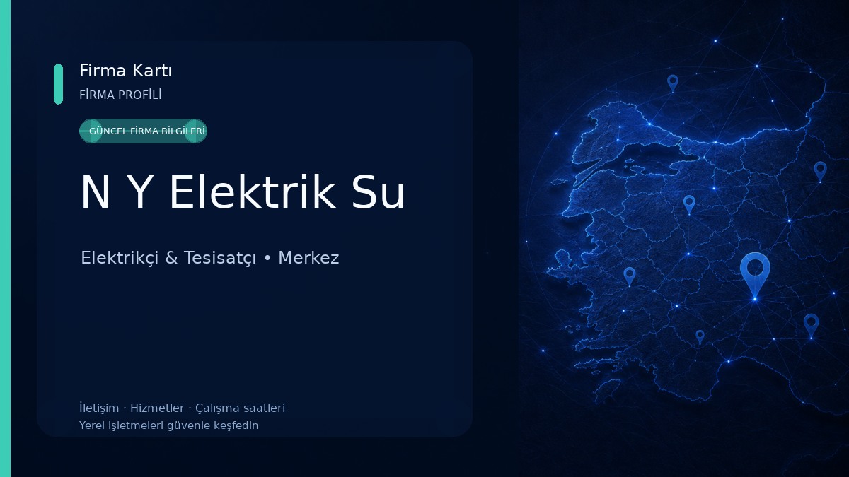 N Y Elektrik Su