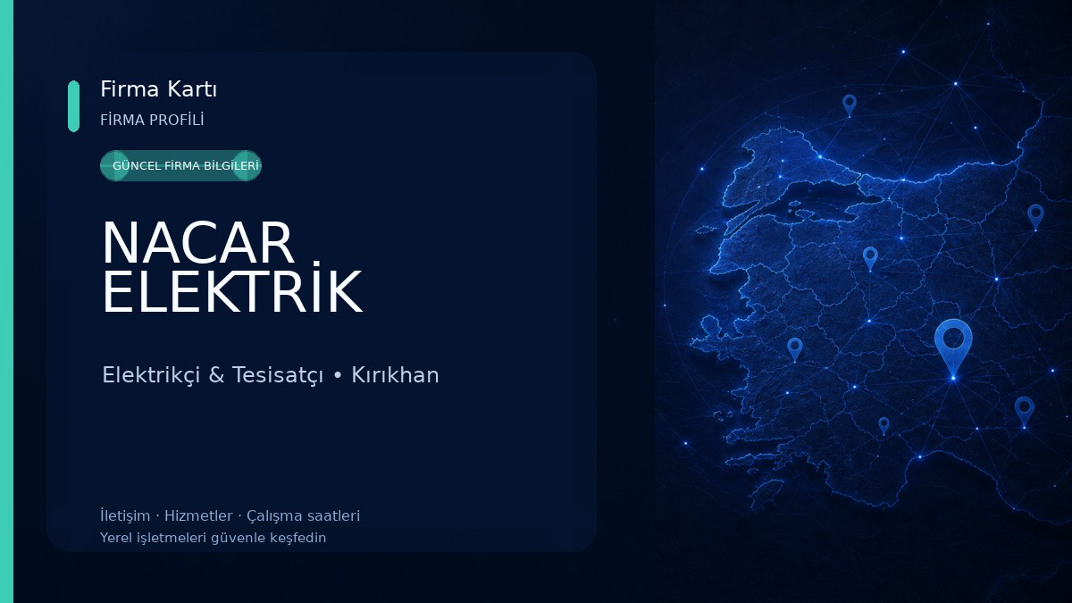 NACAR ELEKTRİK Elektrikçi & Tesisatçı
