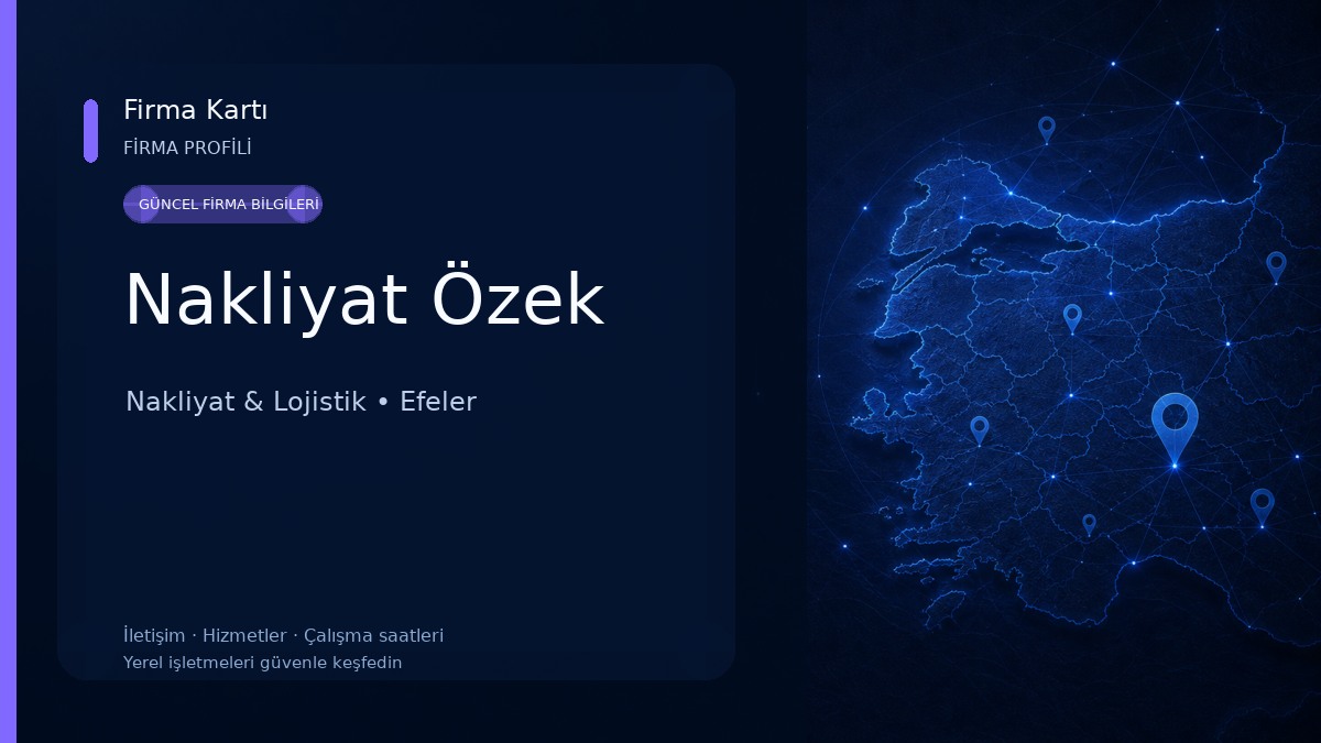 Nakliyat Özek