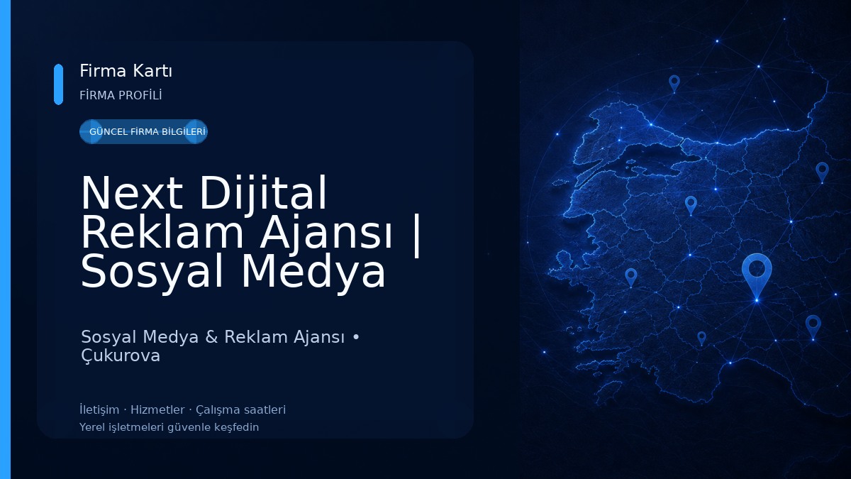 Next Dijital Reklam Ajansı | Sosyal Medya Yönetimi | Web Sitesi | E-Ticaret Sitesi | Tanıtım Filmi