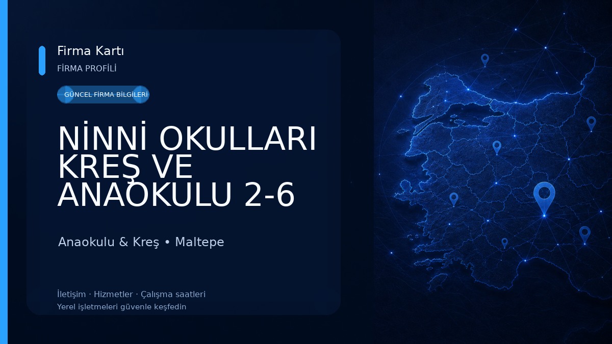 NİNNİ OKULLARI KREŞ VE ANAOKULU 2-6 YAŞ