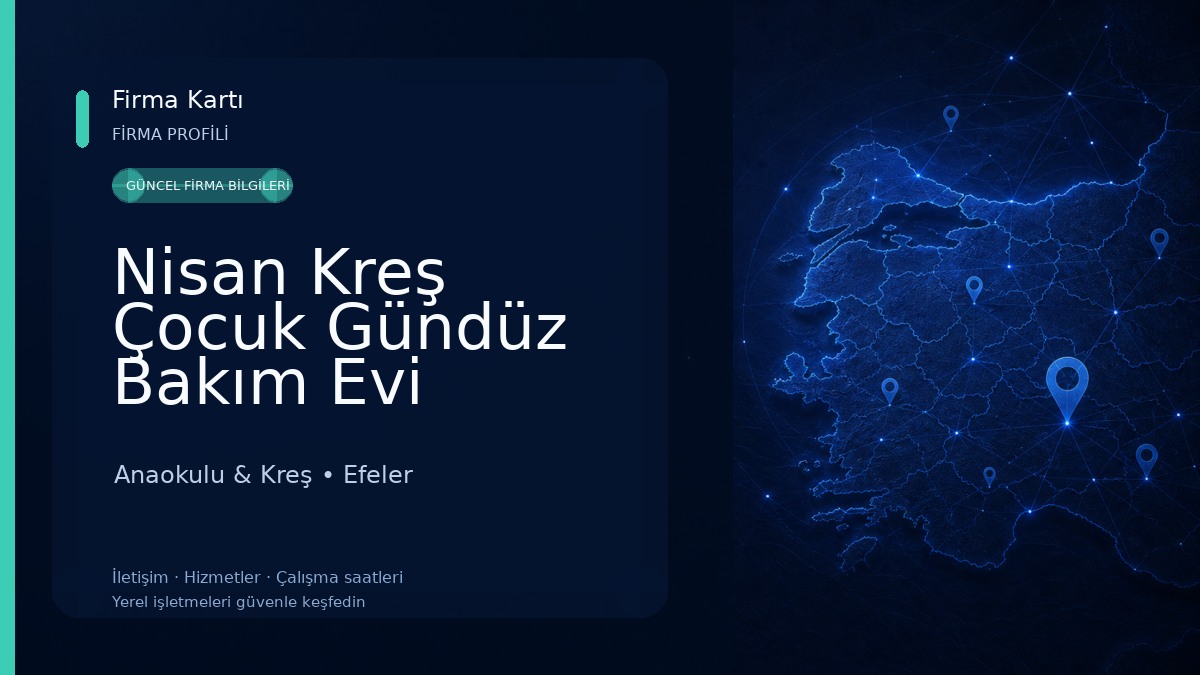 Nisan Kreş Çocuk Gündüz Bakım Evi