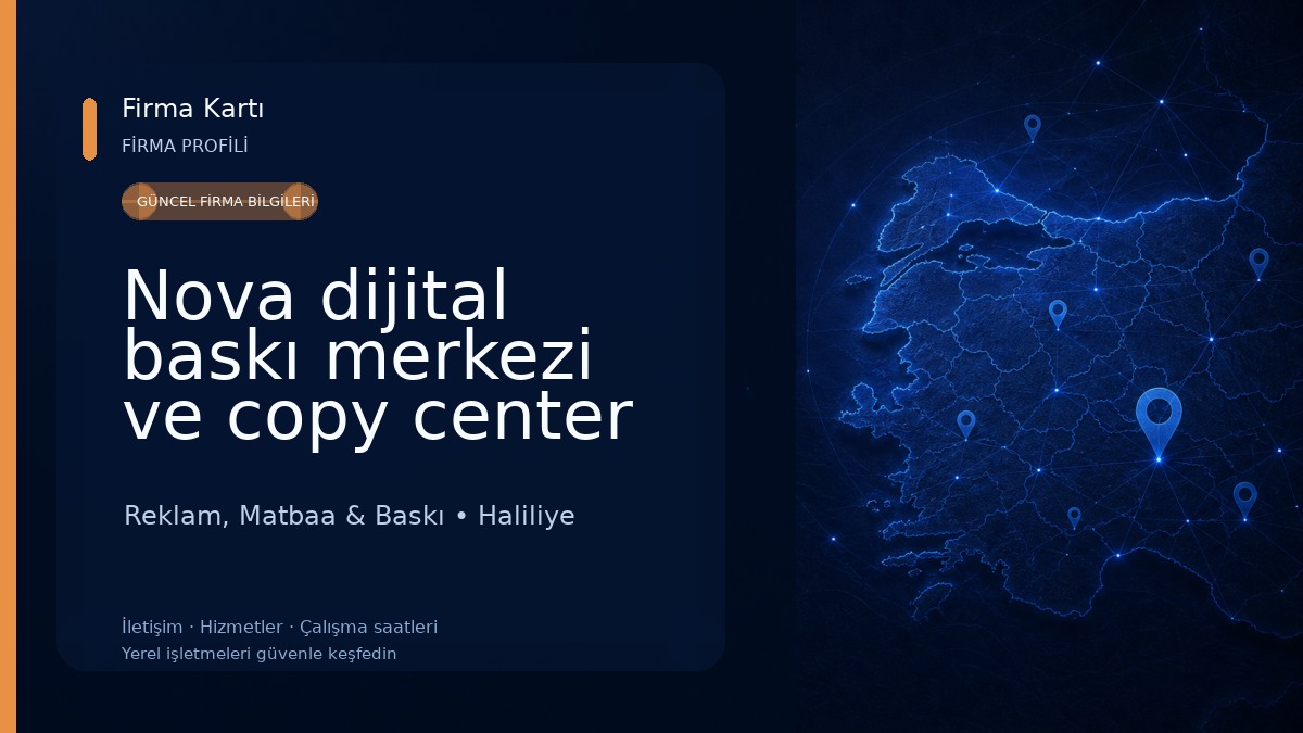 Nova dijital baskı merkezi ve copy center Reklam, Matbaa & Baskı