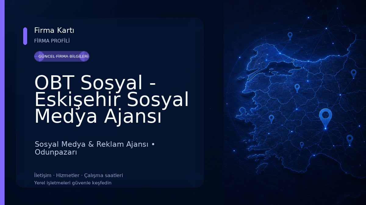 OBT Sosyal - Eskişehir Sosyal Medya Ajansı