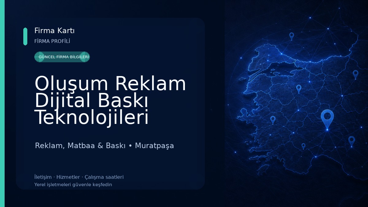 Oluşum Reklam Dijital Baskı Teknolojileri Reklam, Matbaa & Baskı