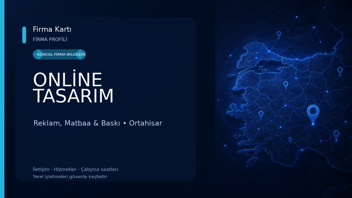ONLİNE TASARIM Reklam, Matbaa & Baskı