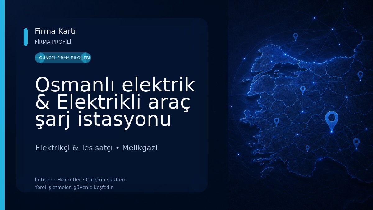 Osmanlı elektrik & Elektrikli araç şarj istasyonu kurulumu ve merkezi uydu sistemleri kurulum montaj proje