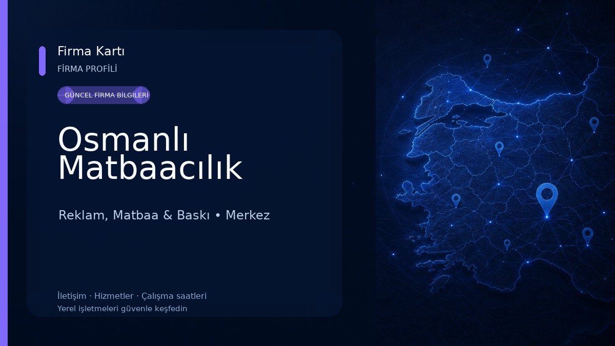 Osmanlı Matbaacılık