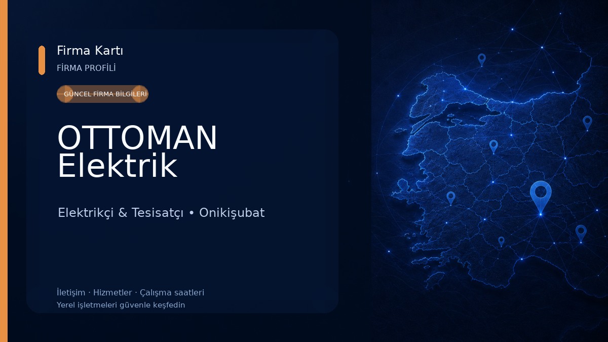OTTOMAN Elektrik Elektrikçi & Tesisatçı
