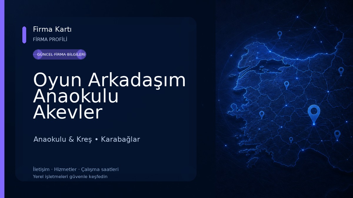 Oyun Arkadaşım Anaokulu Akevler
