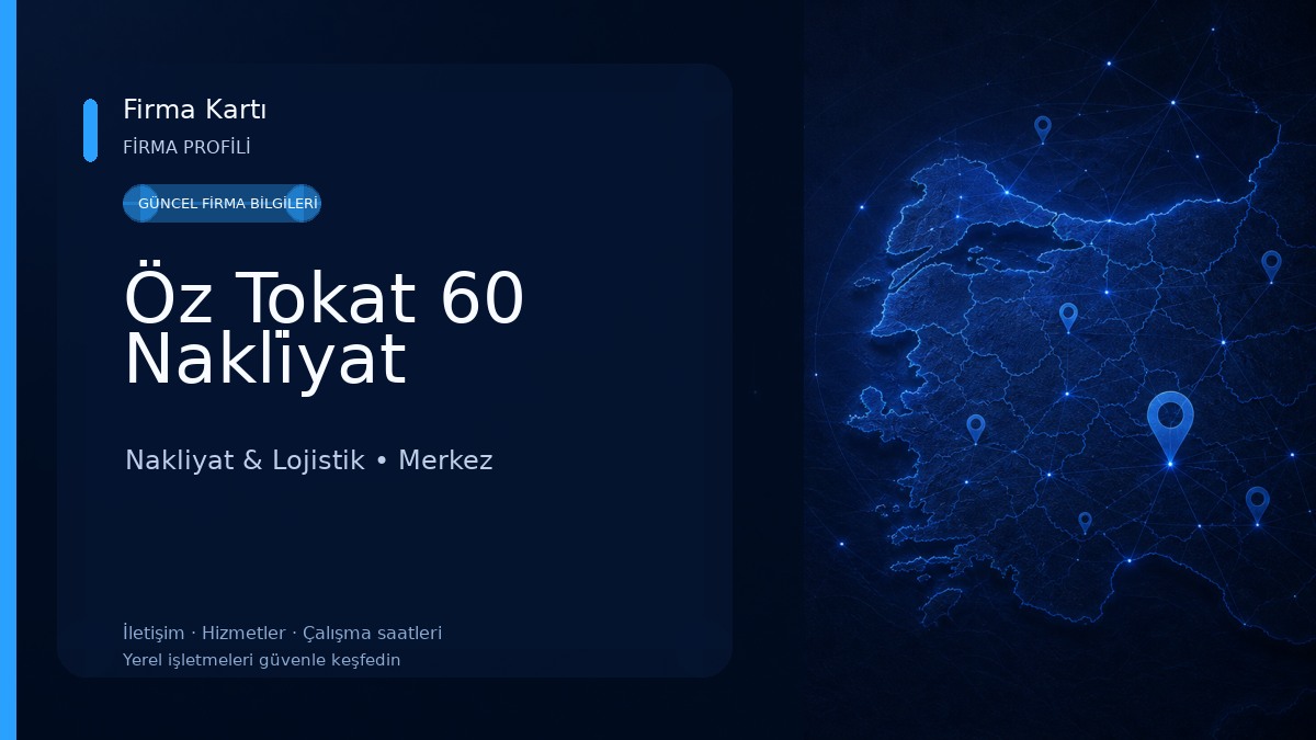 Öz Tokat 60 Nakli̇yat