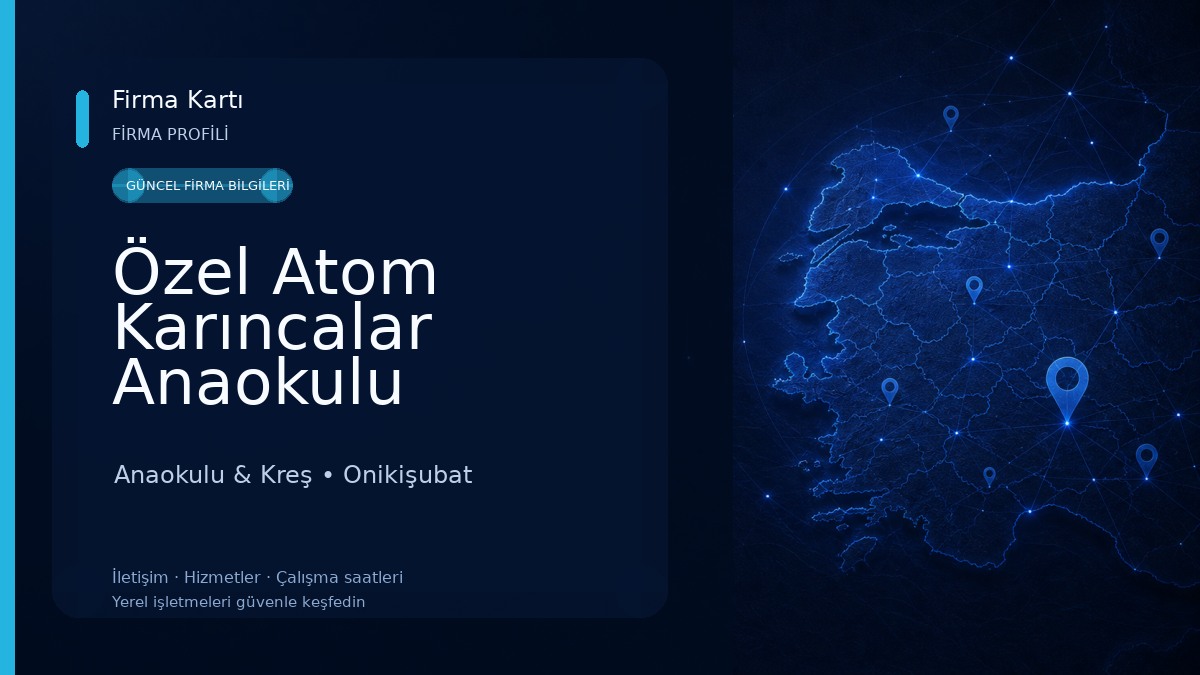 Özel Atom Karıncalar Anaokulu Anaokulu & Kreş