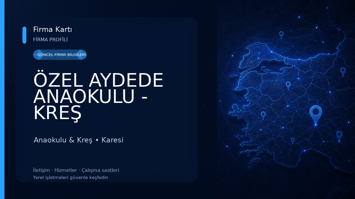 ÖZEL AYDEDE ANAOKULU - KREŞ