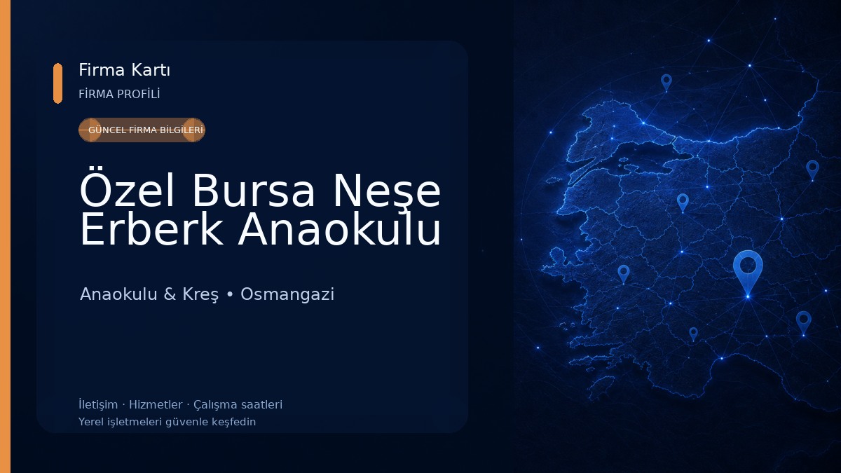Özel Bursa Neşe Erberk Anaokulu