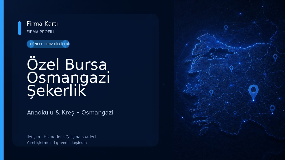 Özel Bursa Osmangazi Şekerlik Anaokulu Anaokulu & Kreş