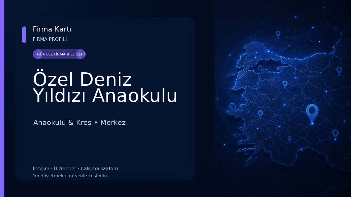 Özel Deniz Yıldızı Anaokulu Anaokulu & Kreş