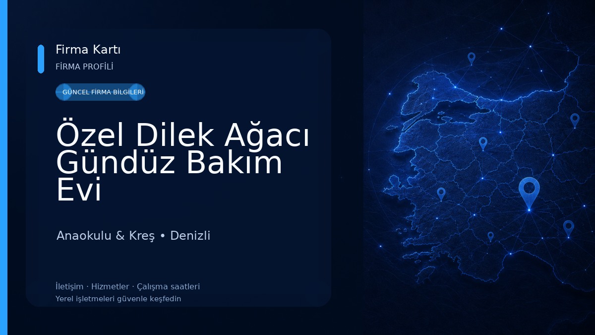 Özel Dilek Ağacı Gündüz Bakım Evi