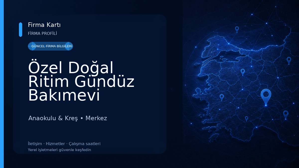 Özel Doğal Ritim Gündüz Bakımevi Anaokulu & Kreş