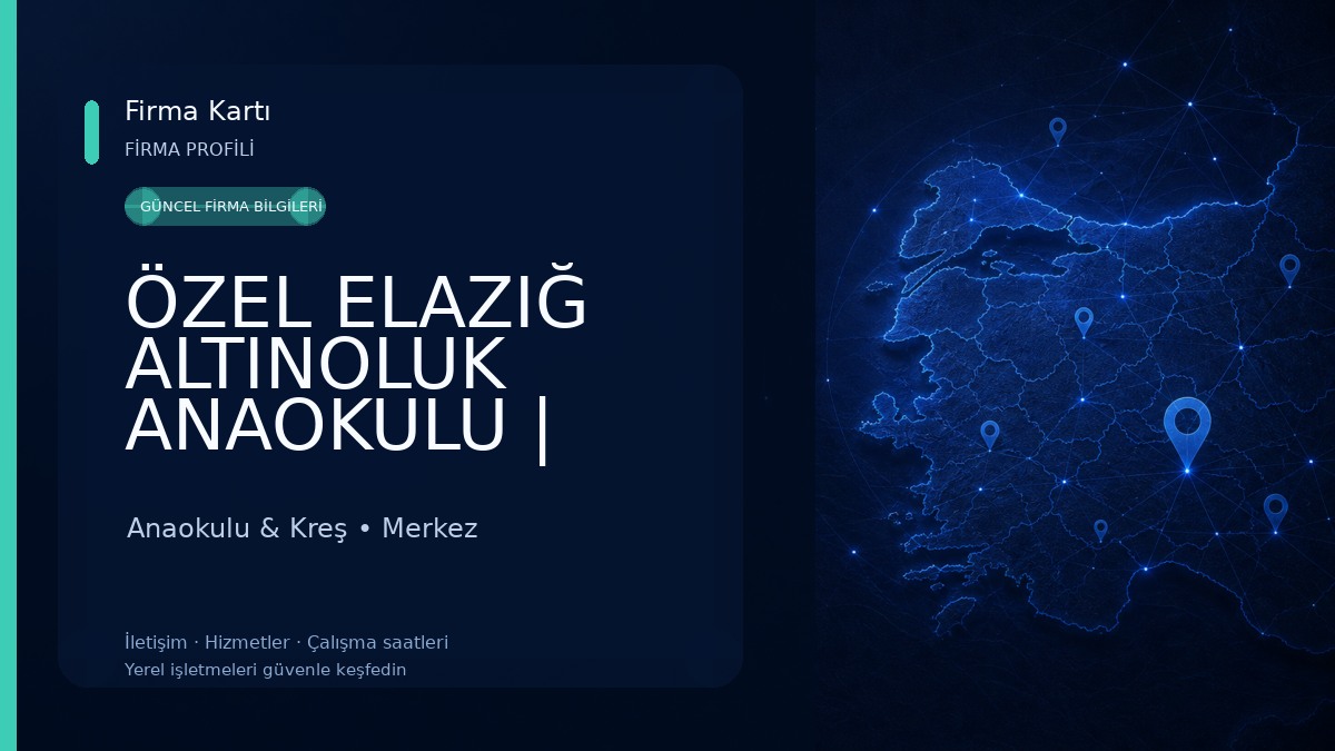 ÖZEL ELAZIĞ ALTINOLUK ANAOKULU | ELAZIĞ ANAOKULU | ELAZIĞ OKUL ÖNCESİ EĞİTİM | ELAZIĞ YABANCI DİL EĞİTİMİ