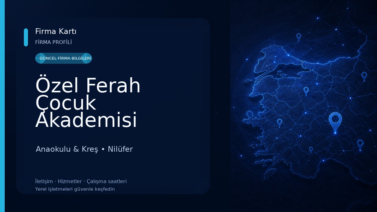 Özel Ferah Çocuk Akademisi Bursa Nilüfer Üçevler Anaokulu ve Kreş Anaokulu & Kreş