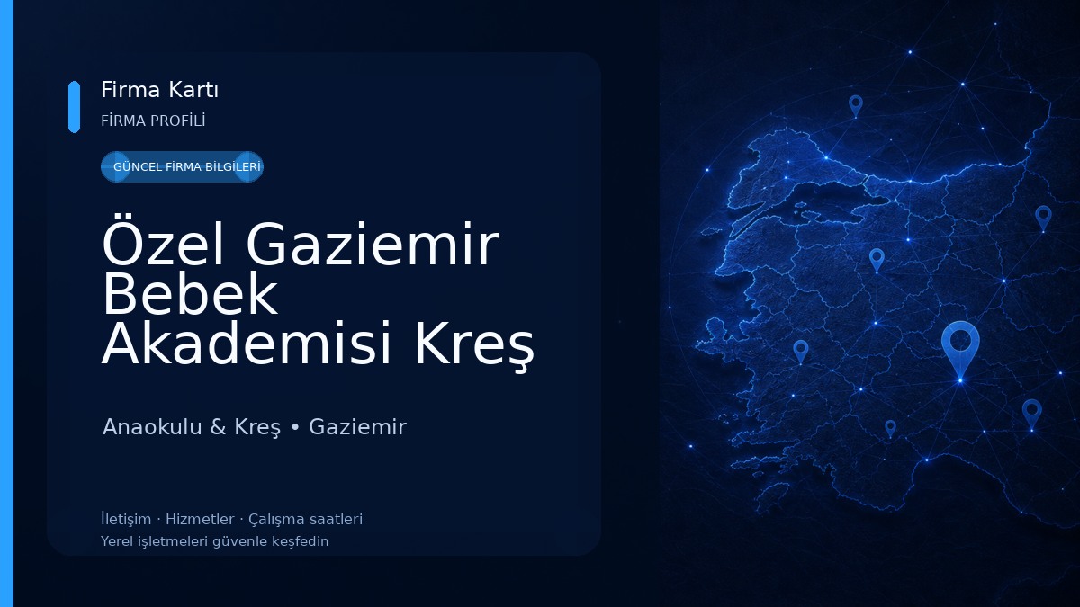 Özel Gaziemir Bebek Akademisi Kreş ve Anaokulu (0-6)