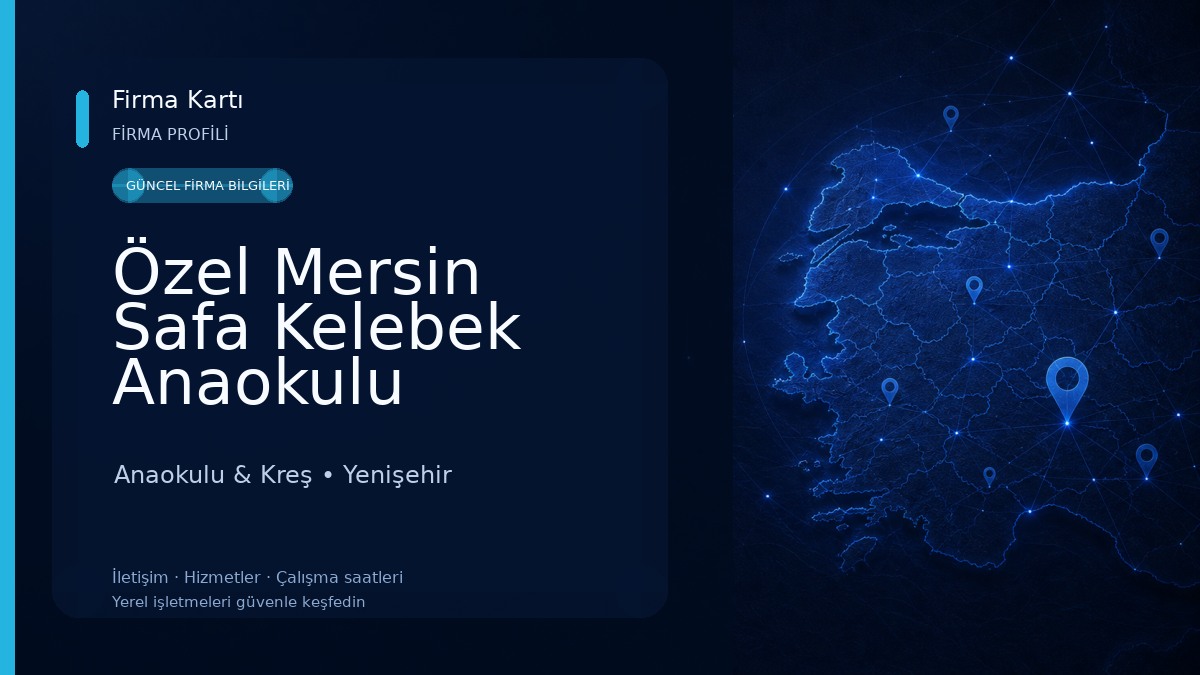 Özel Mersin Safa Kelebek Anaokulu Anaokulu & Kreş