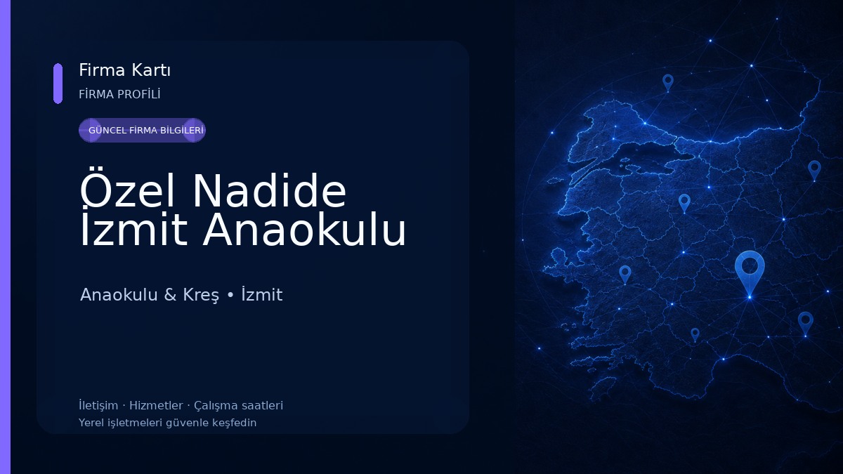 Özel Nadide İzmit Anaokulu
